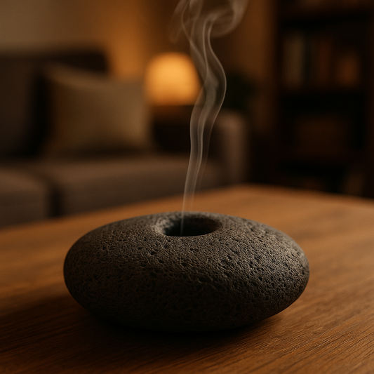 Natural Lava Cone Incense Holder
