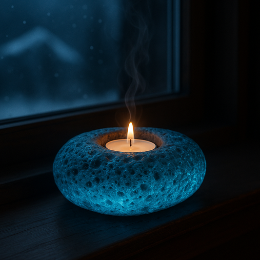Glacier Glow Tealight Holder