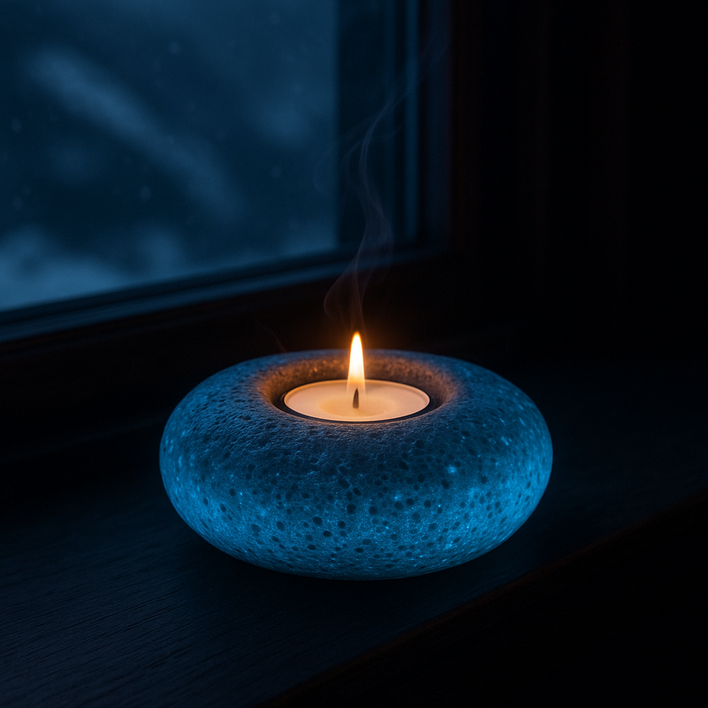 Glacier Glow Tealight Holder