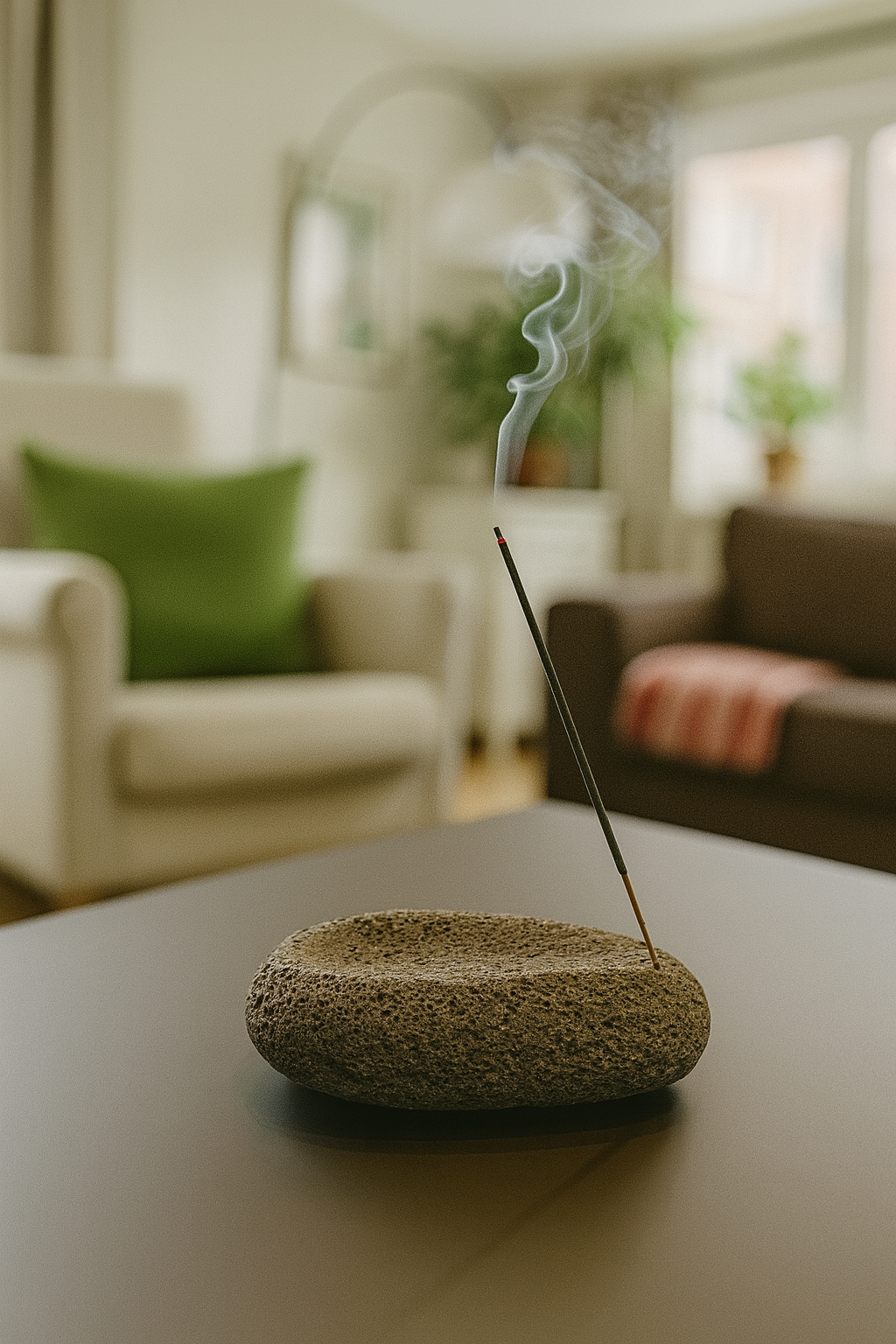 Natural Lava Stone Incense Holder