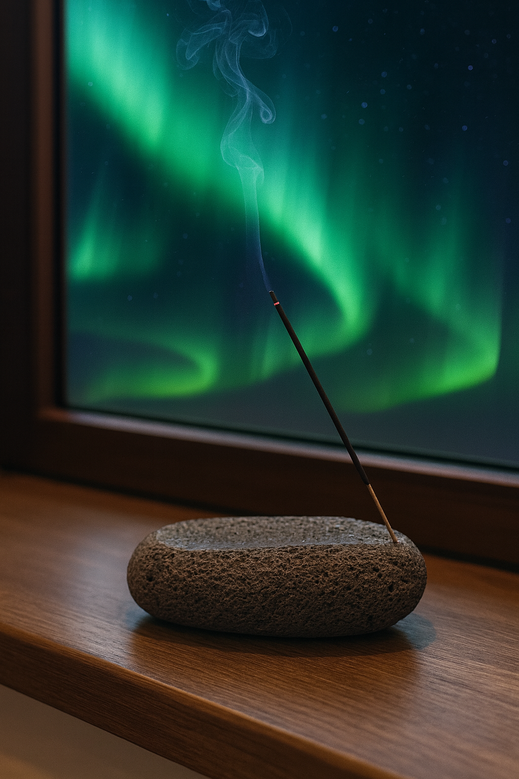 Natural Lava Stone Incense Holder